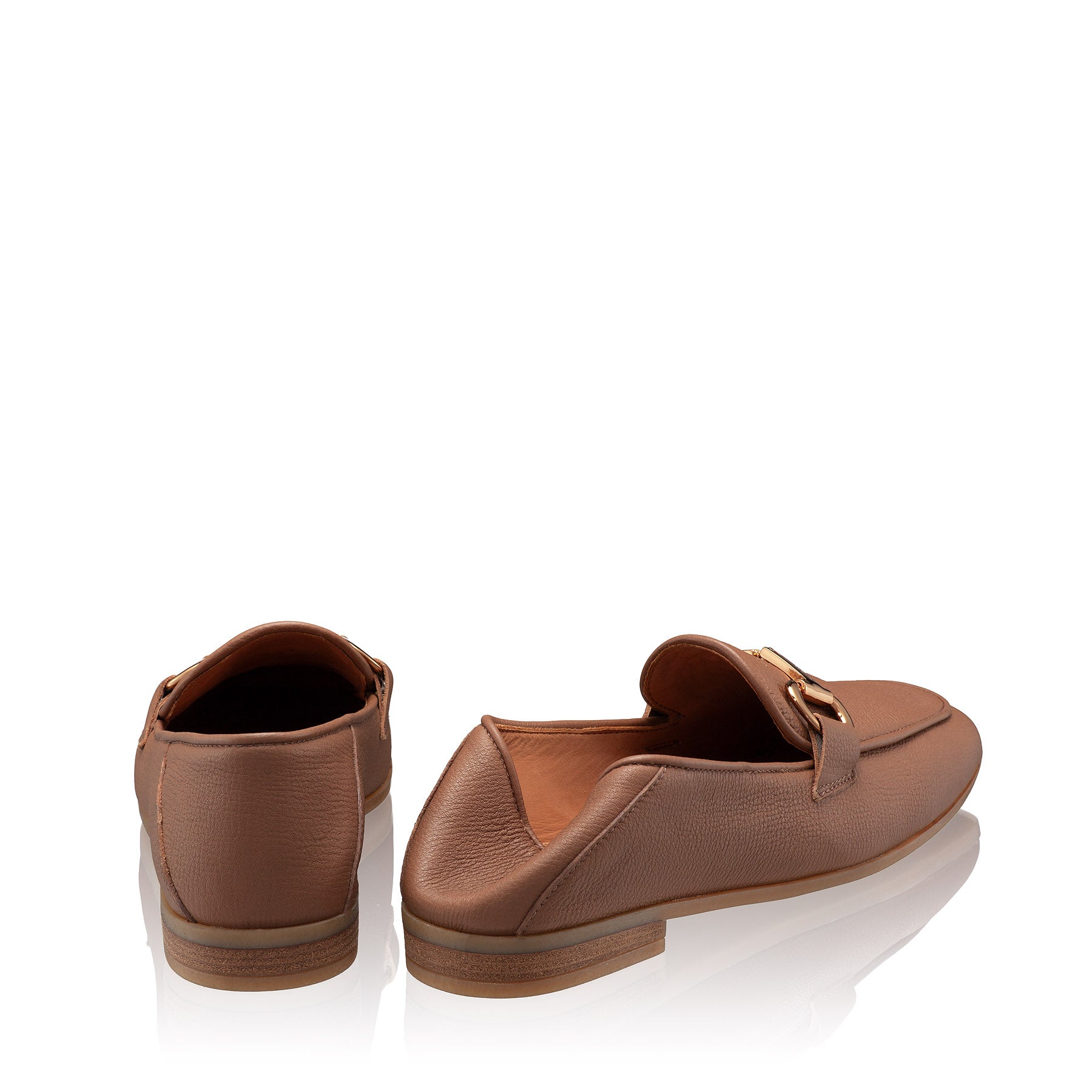 Pantofi Casual Dama 6221 Vitello Stamp Maro-Pal