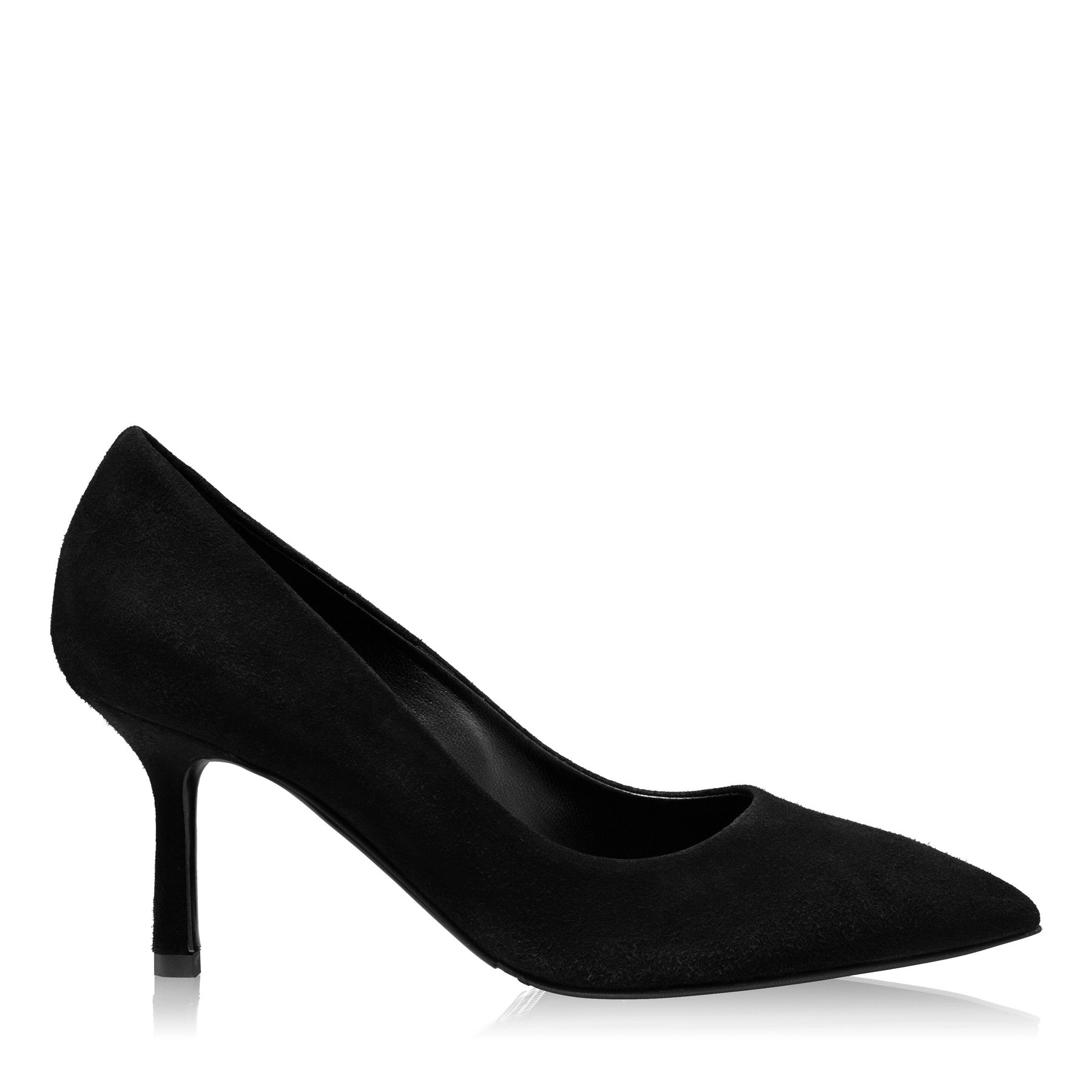 Pantofi Eleganti Dama 8026 Camoscio Negru
