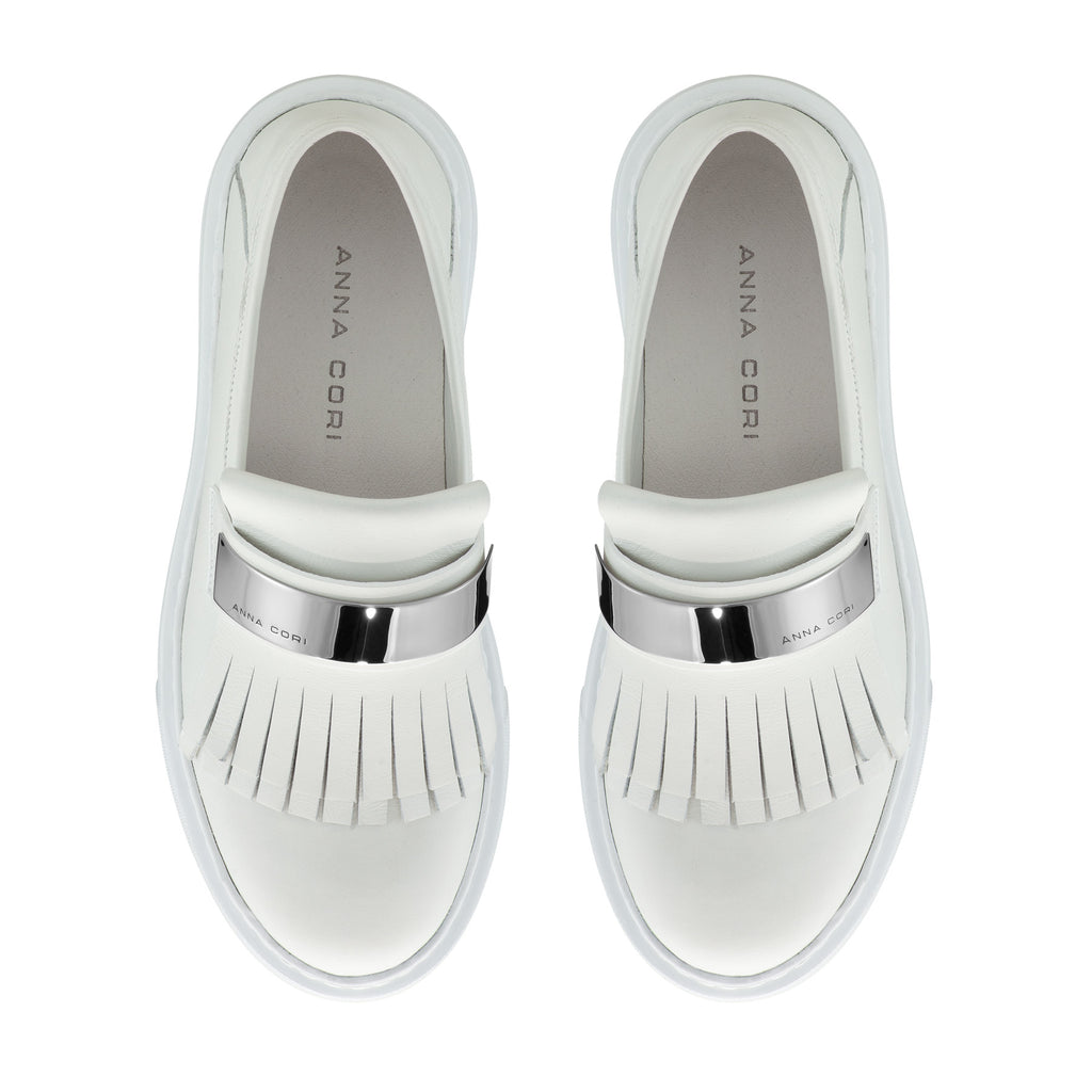 Pantofi Casual Dama 7543 Vitello Alb