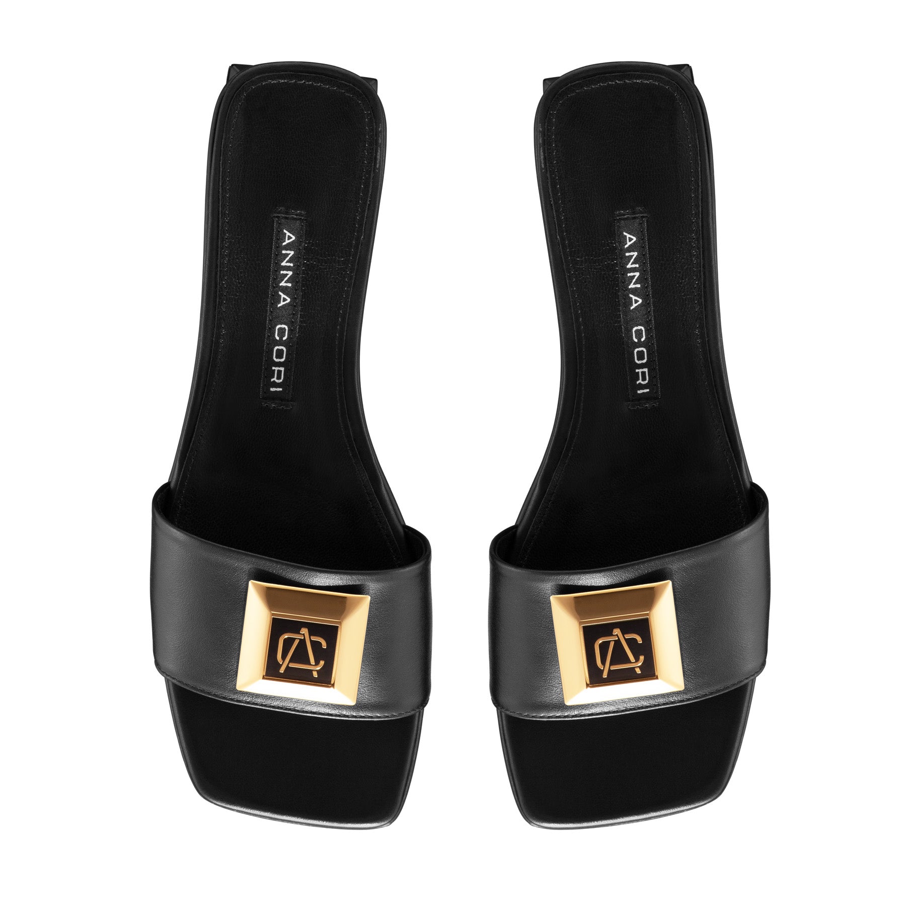 Papuci Dama 7828 Vitello Negru