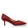 Pantofi Eleganti Dama 8087 Camoscio Bordo