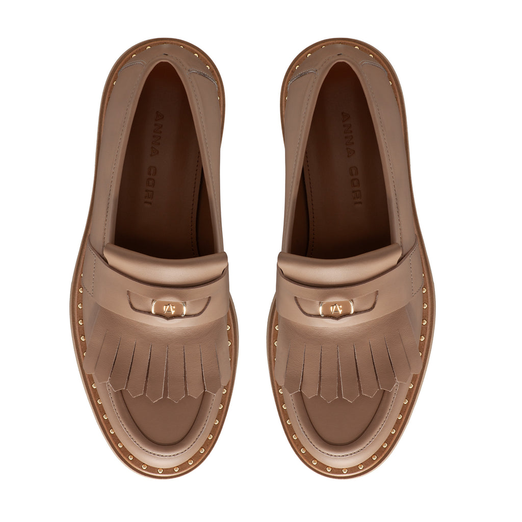 Pantofi Casual Dama 7977 Vitello Cappuccino
